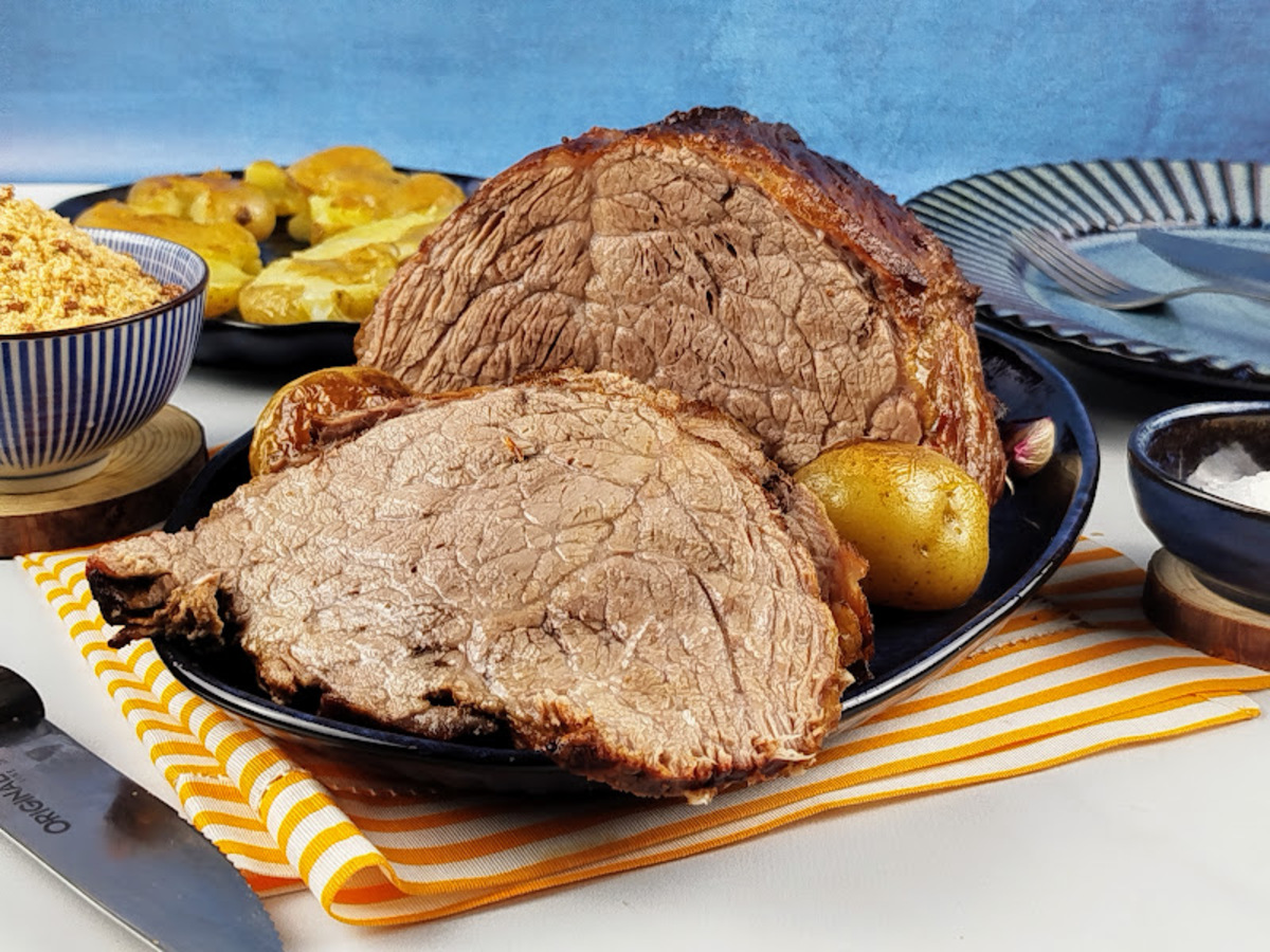 Carne assada simples