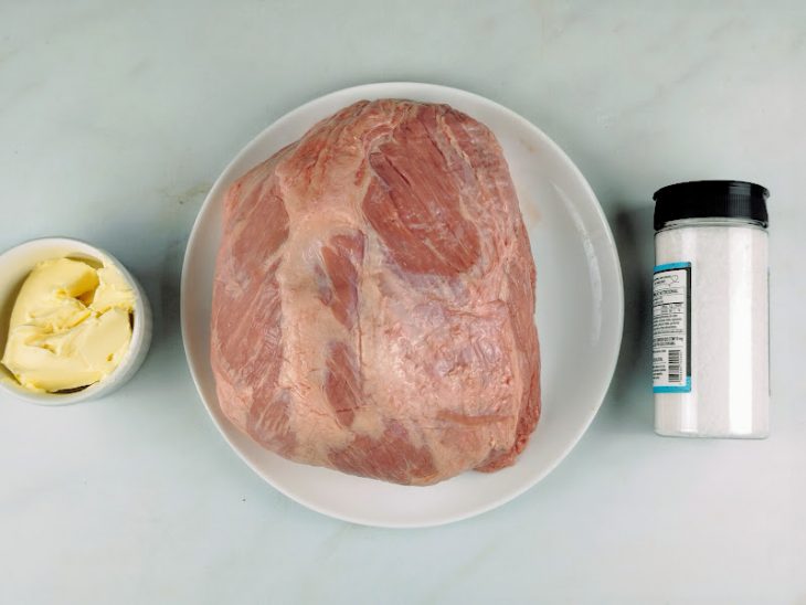 Ingredientes para a receita reunidos.