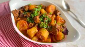 Carne de panela com mandioca