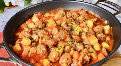 Carne de soja de panela