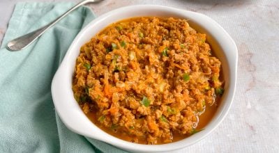 Carne de soja fácil e rápida