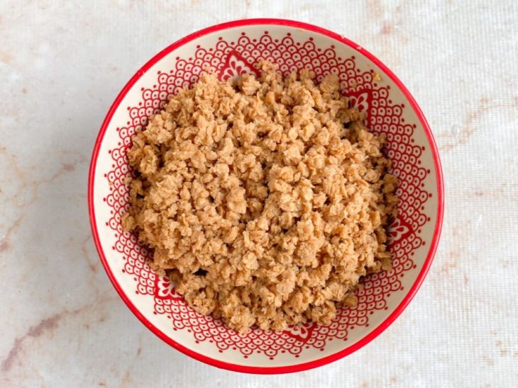 Proteína de soja espremida.