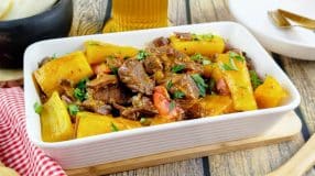 Carne de sol com mandioca