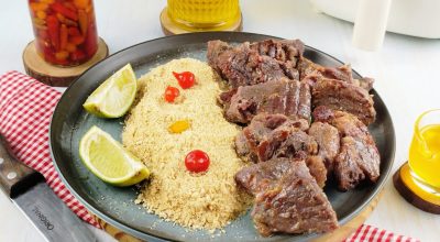 Carne de sol na air fryer