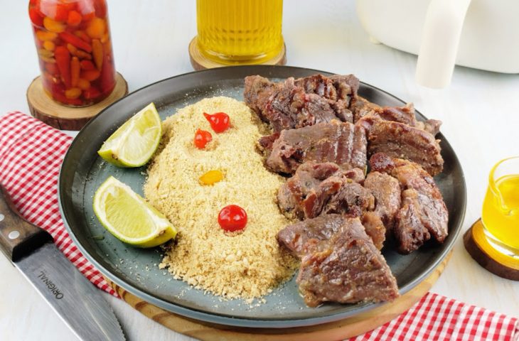 Carne de sol na air fryer