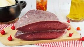 Carne de sol na geladeira