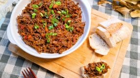 Carne louca desfiada