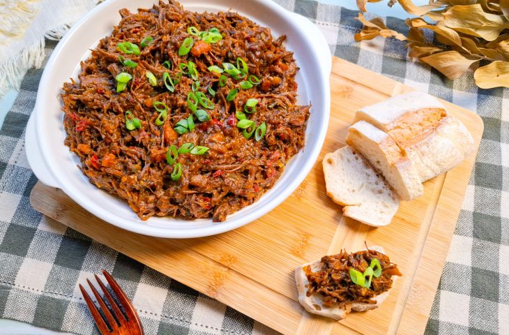 Carne louca desfiada