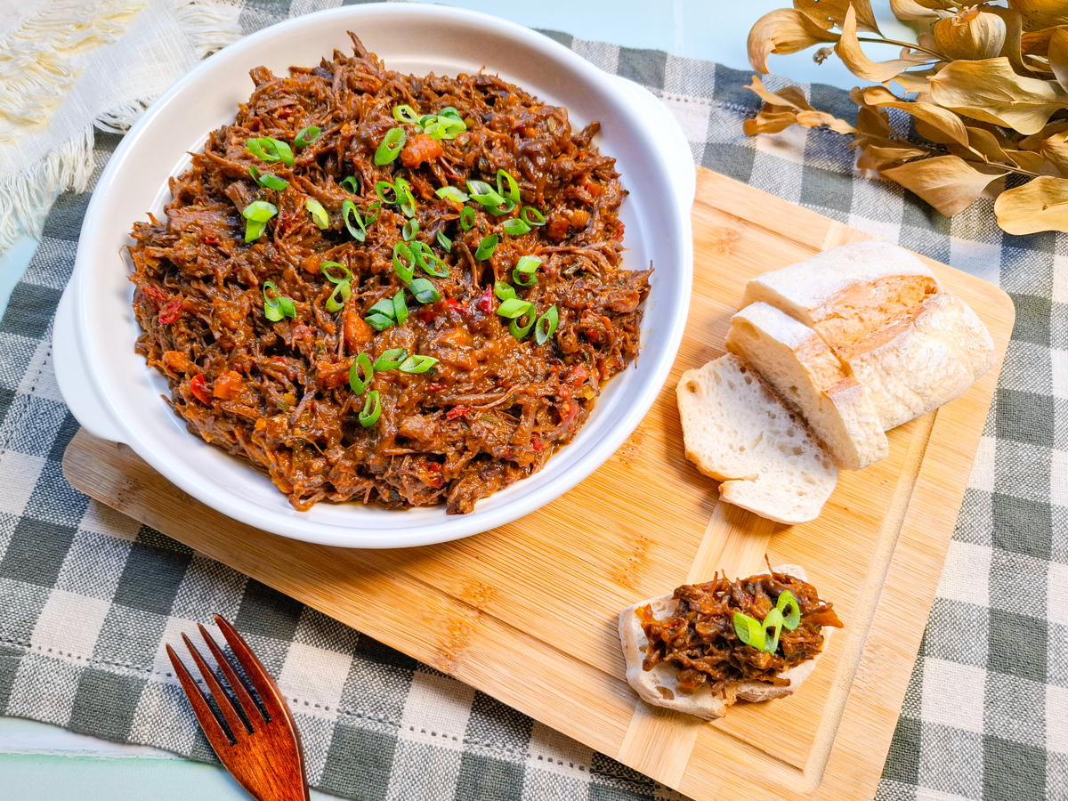 Carne louca desfiada