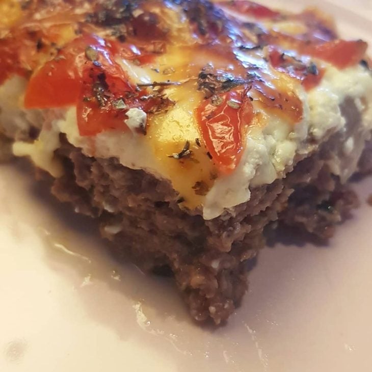 Carne moída gratinada