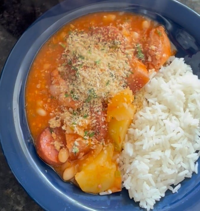 Cassoulet com calabresa