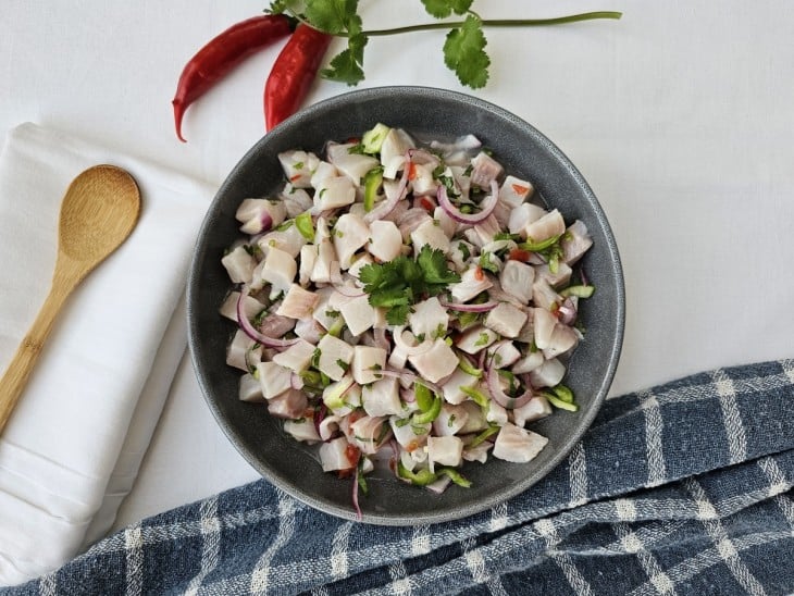 Ceviche finalizado.