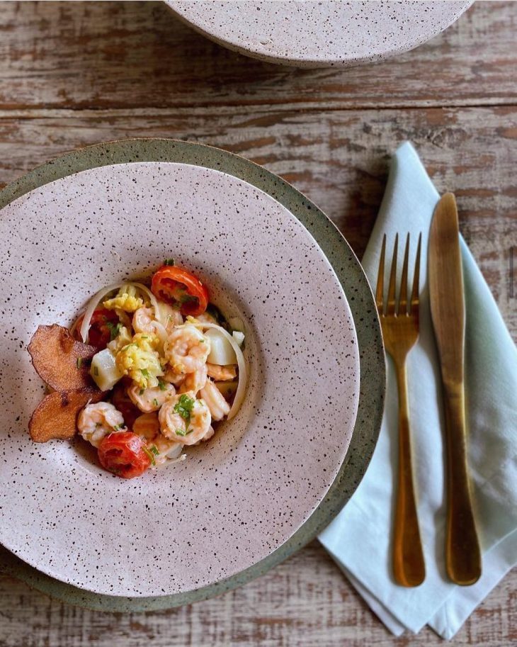 Ceviche de camarão
