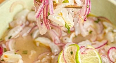 Ceviche de lichia