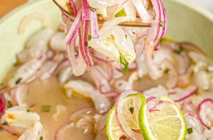 Ceviche de lichia