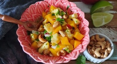 Ceviche de manga e caju