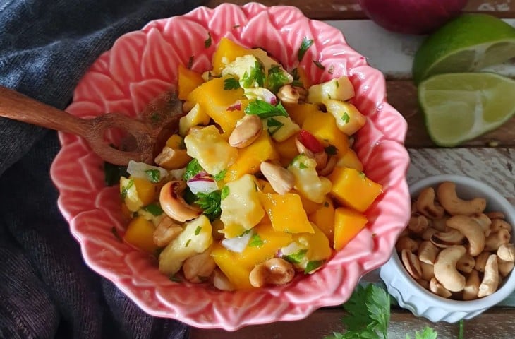 Ceviche de manga e caju