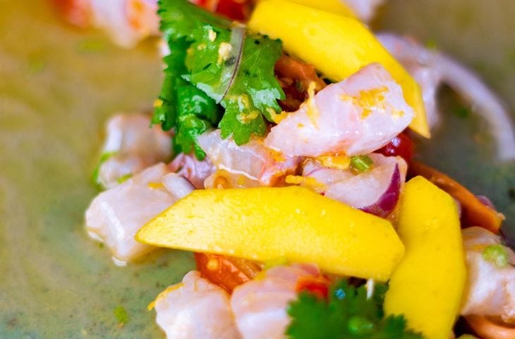 Ceviche de peixe namorado