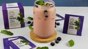 Chá de Amora e Baunilha com Yakult