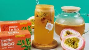 Chá-mate com maracujá