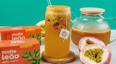 Chá-mate com maracujá