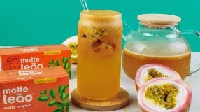 Chá-mate com maracujá