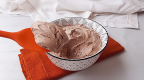 Chantilly de chocolate vegano