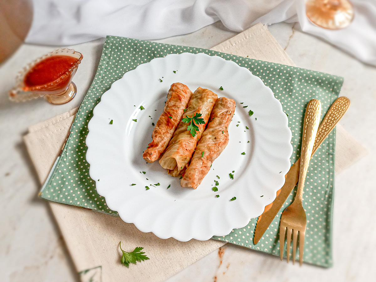 Charuto de repolho árabe