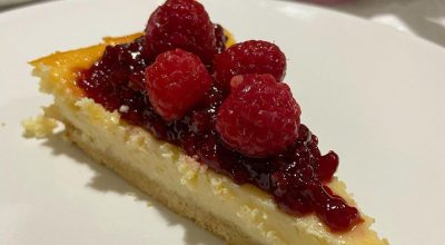 Cheesecake com farinha de amêndoas