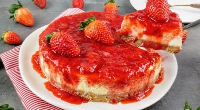 Cheesecake com iogurte natural