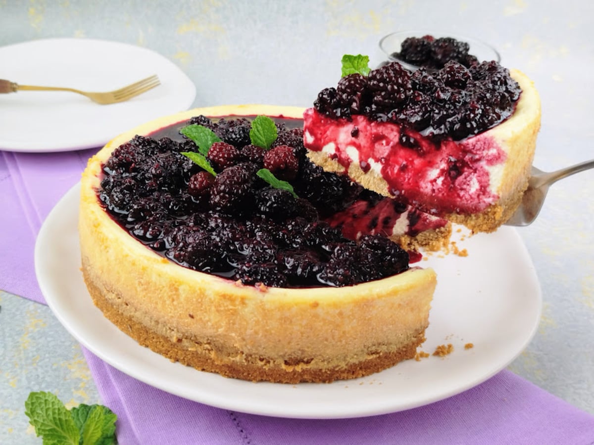 Cheesecake de amora
