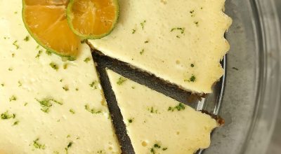 Cheesecake de limão proteico