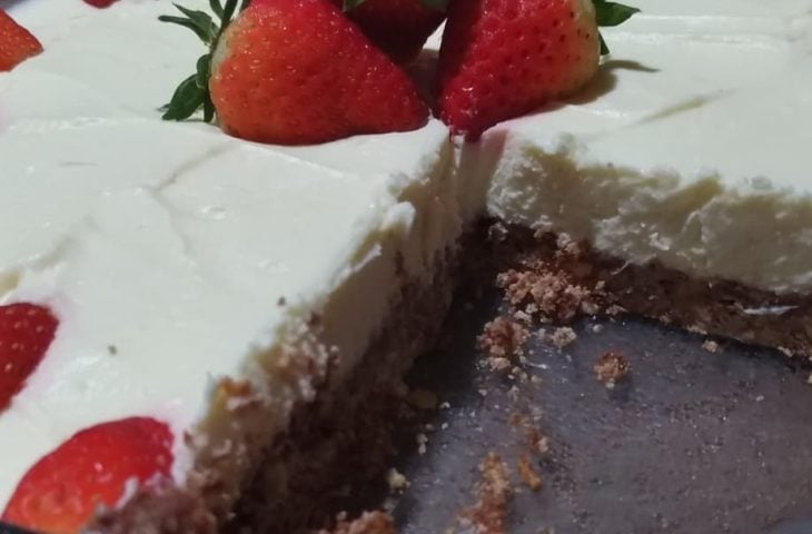 Cheesecake de morango