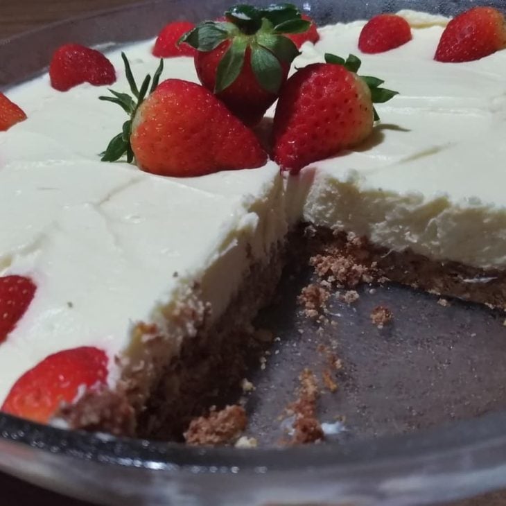 Cheesecake de morango