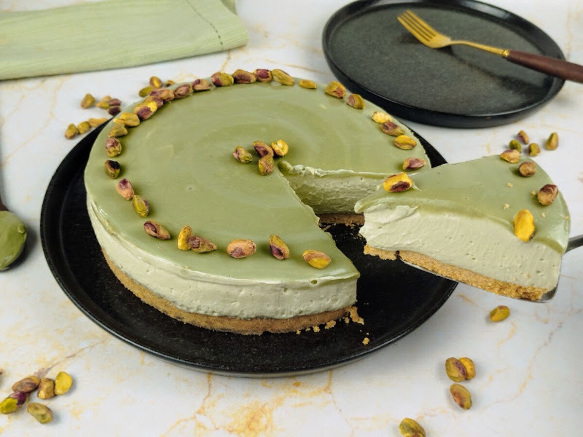 Cheesecake de pistache