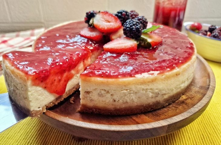 Cheesecake simples