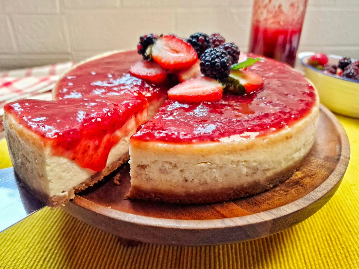 Cheesecake simples
