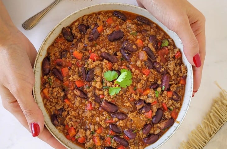 Chilli com carne moída