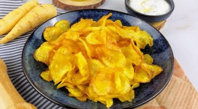 Chips de mandioquinha