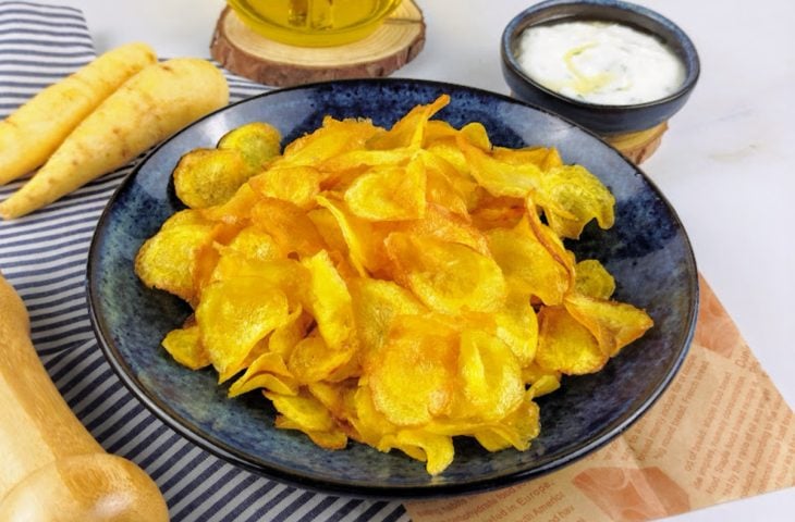 Chips de mandioquinha
