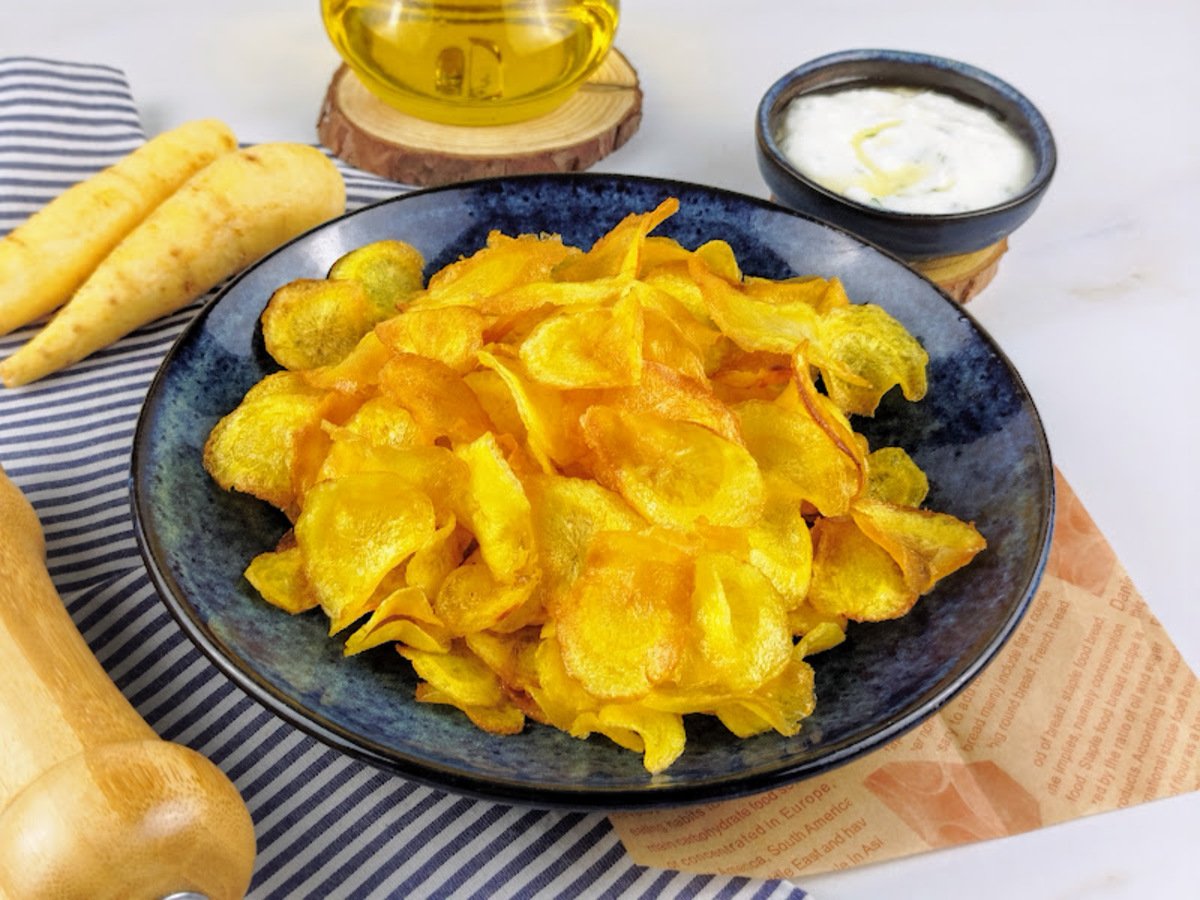 Chips de mandioquinha