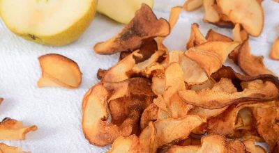 Chips de pera na airfryer