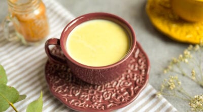 Chocolate quente branco