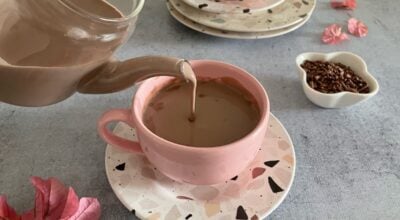 Chocolate quente com creme de leite