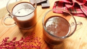 Chocolate quente sem creme de leite