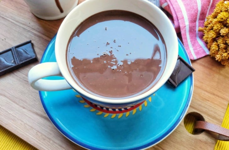 Chocolate quente sem Maizena