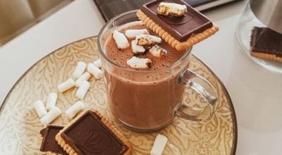 Chocolate quente s’mores