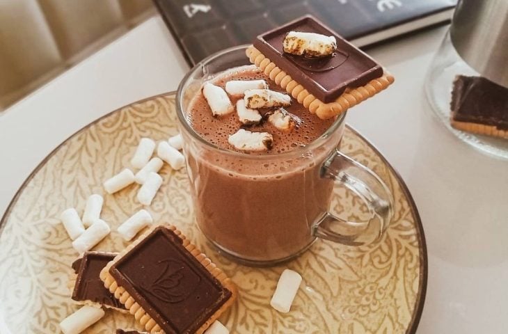 Chocolate quente s’mores