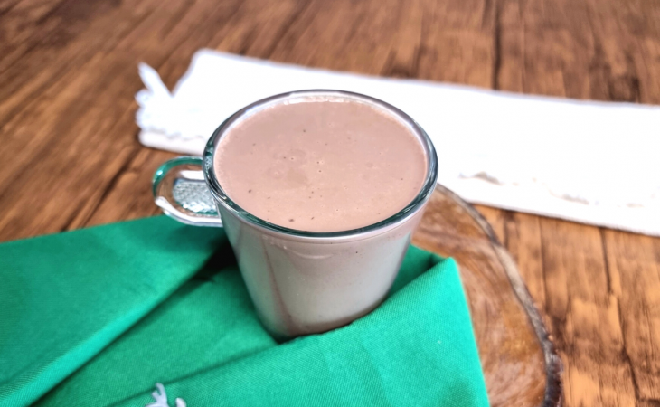 Chocolate quente vegano