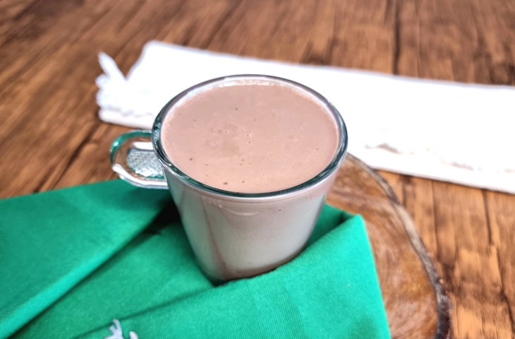 Chocolate quente vegano